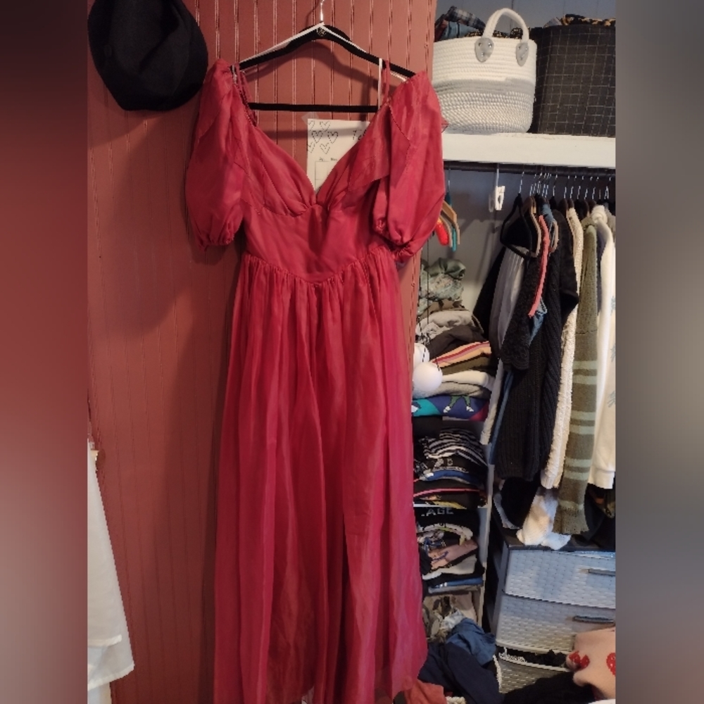 Vintage Red gown